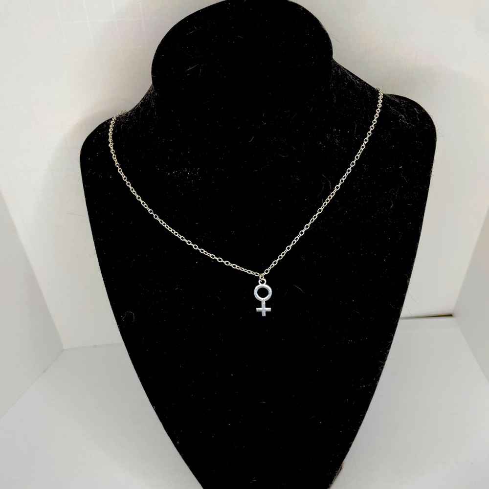 Handmade Female Sign Necklace